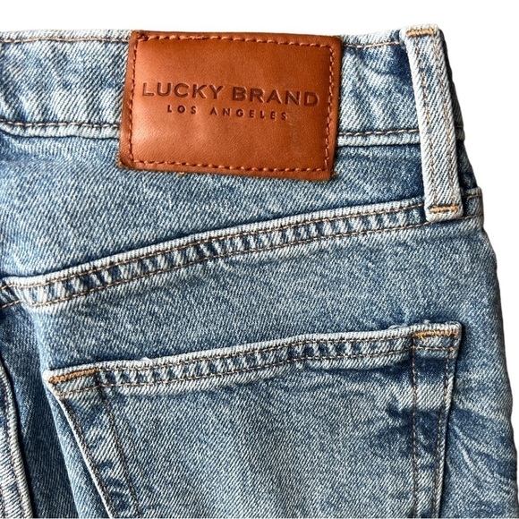 Lucky Brand 90s Loose High Rise Straight Button Fly Retro Jeans, Size 0 / 25 - Picture 6 of 13